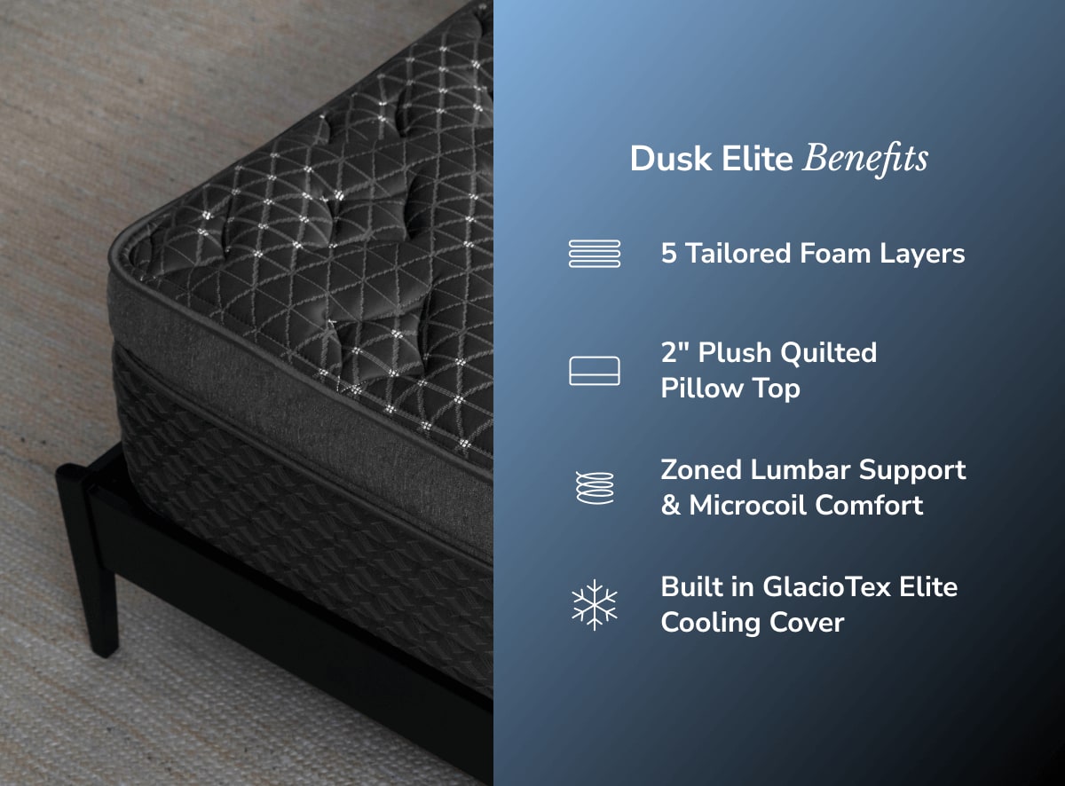 Shop the Helix Dusk Elite mattress