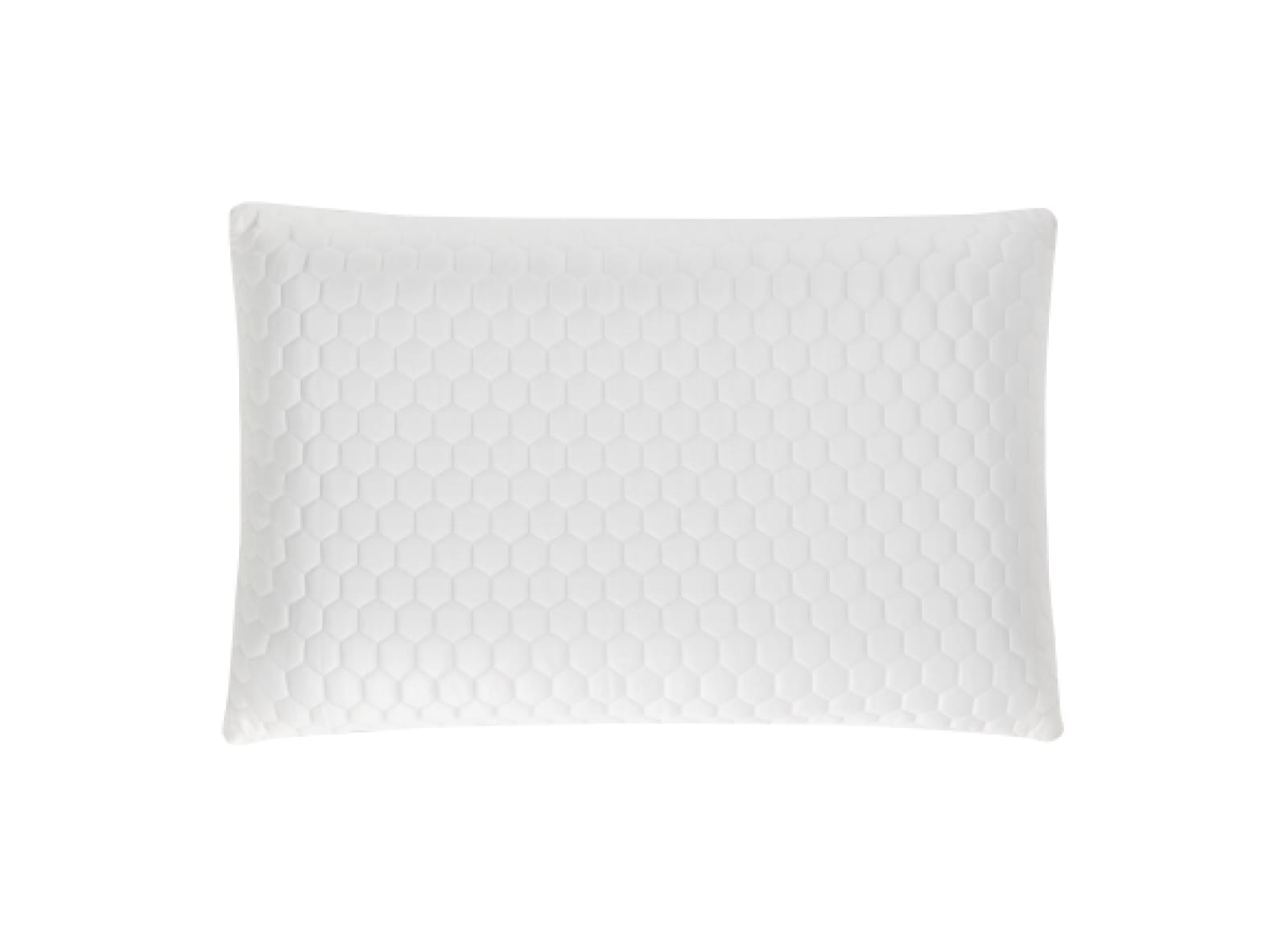 BreezoFluff Memory Foam, Gel-Infused Cooling Pillow with Heat and