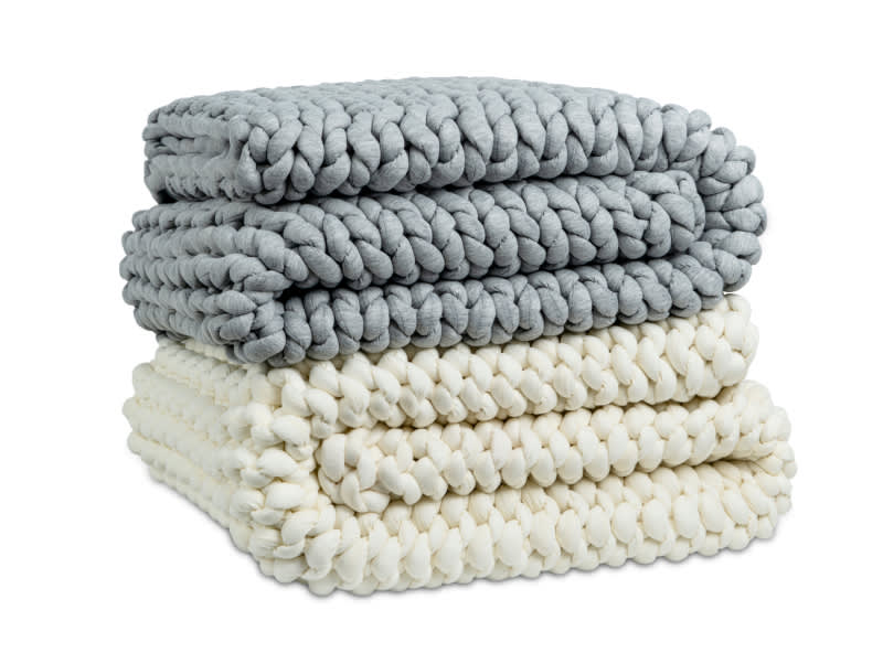 Chunky Knit Weighted Blanket