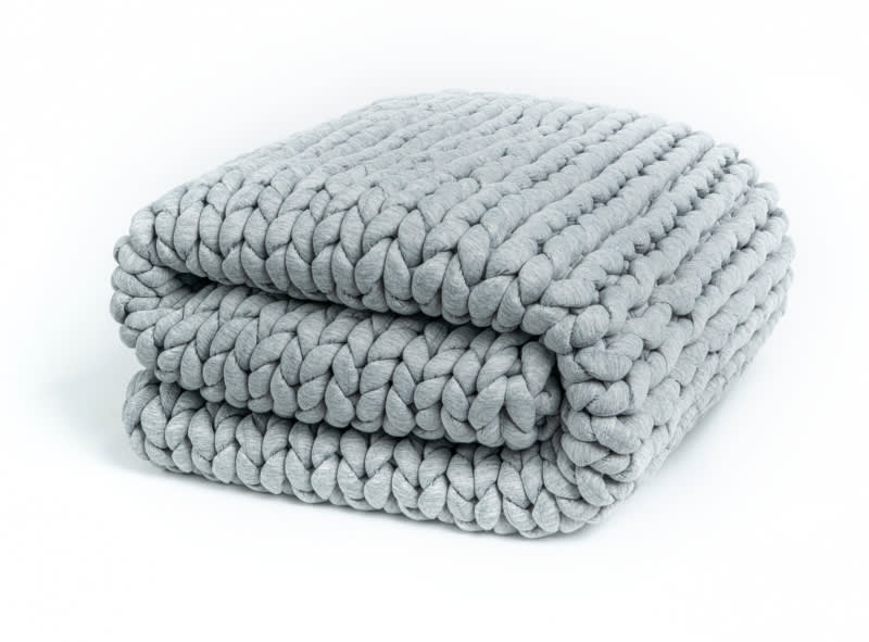 Chunky Knit Weighted Blanket