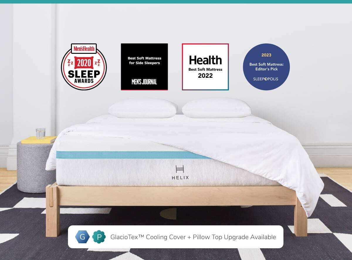 Shop the Helix Sunset Plush Mattress with Pressure Relief Helix Sleep