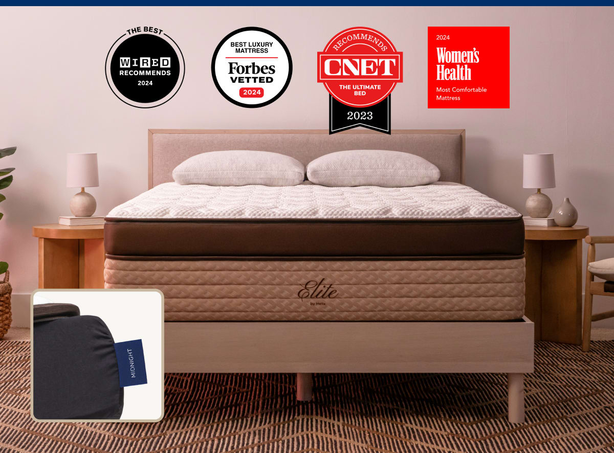 Shop the Helix Midnight Elite Luxury Medium Feel Mattress with