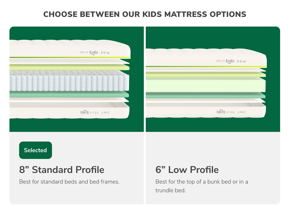 Shop the Helix Kids Mattress and enjoy sitewide savings!