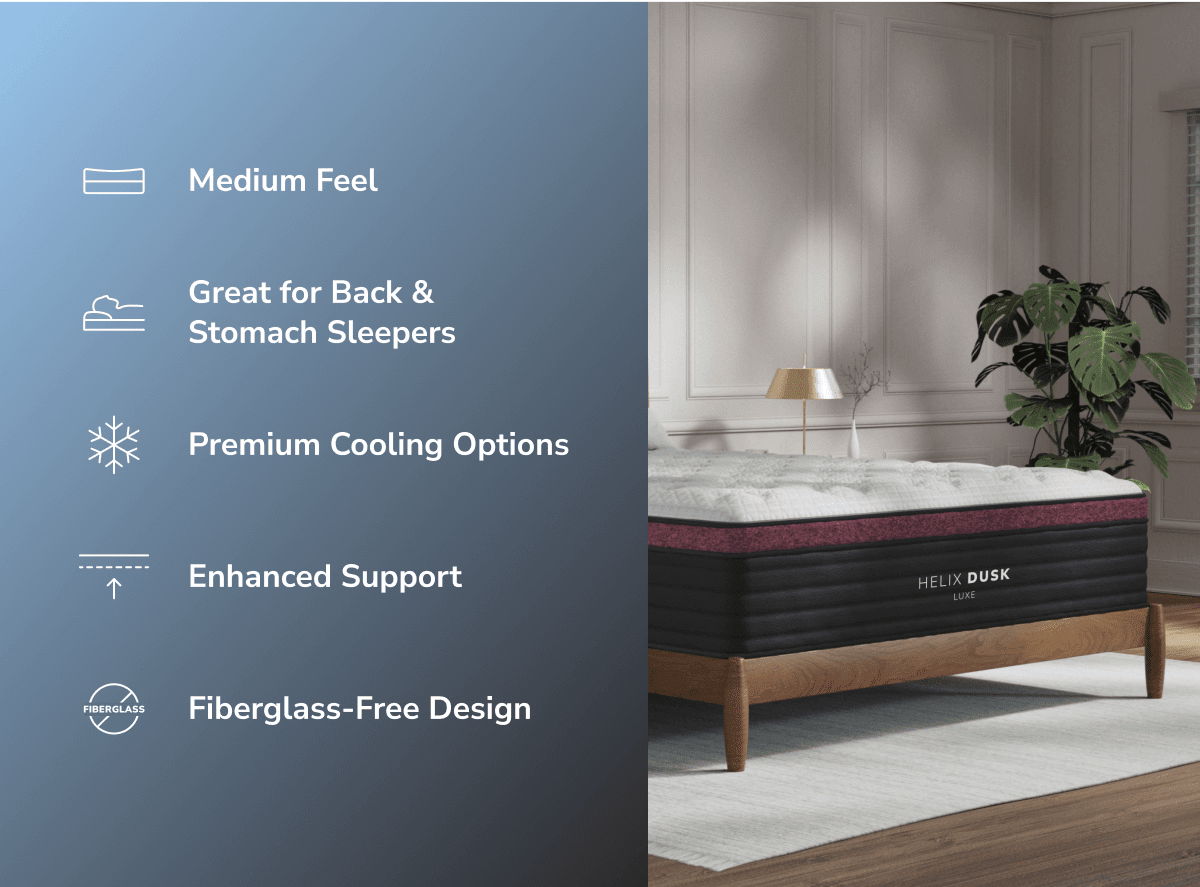 Shop the Helix Dusk Luxe mattress