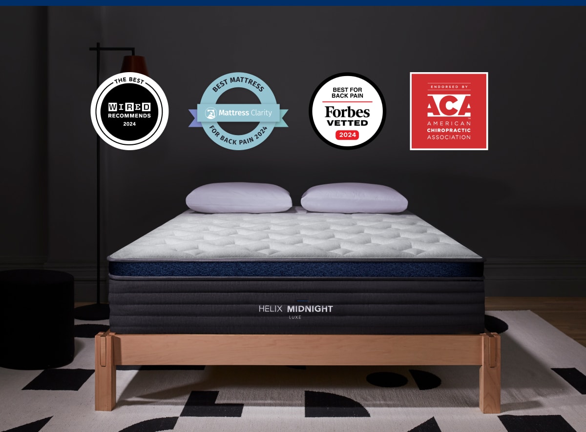Shop the Helix Midnight Luxe Premium Mattress with Pressure Relief