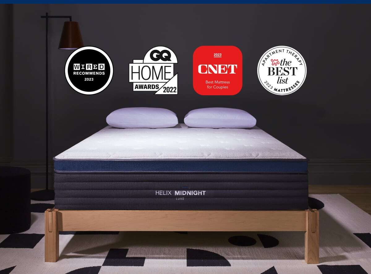 Shop the Helix Midnight Luxe Premium Mattress with Pressure Relief
