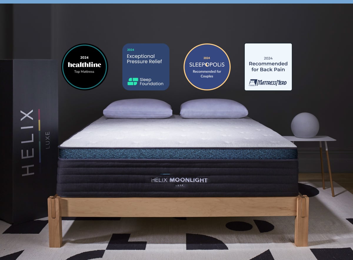 Shop the Helix Twilight Luxe  Premium Firm Mattress, Pressure Relief -  Helix Sleep