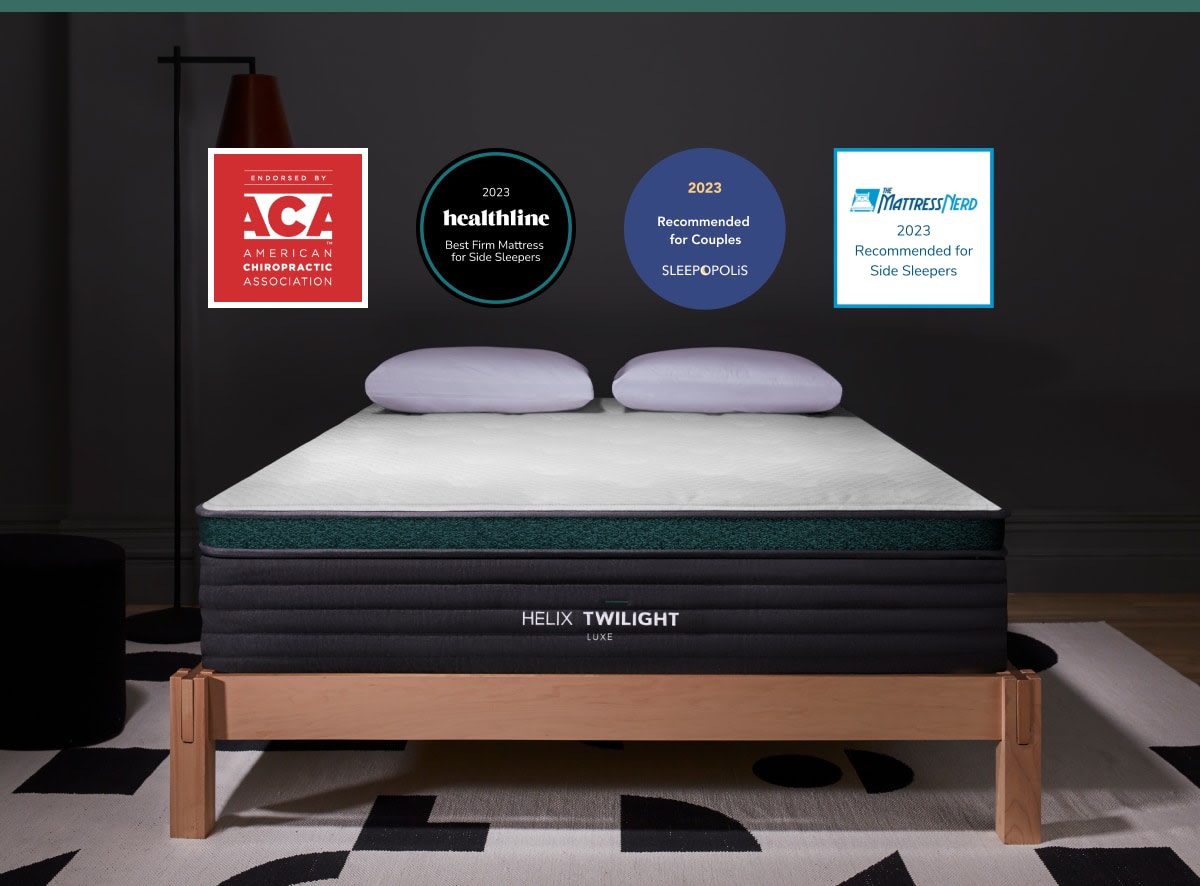 Shop the Helix Twilight Luxe Premium Firm Mattress, Pressure Relief Helix Sleep
