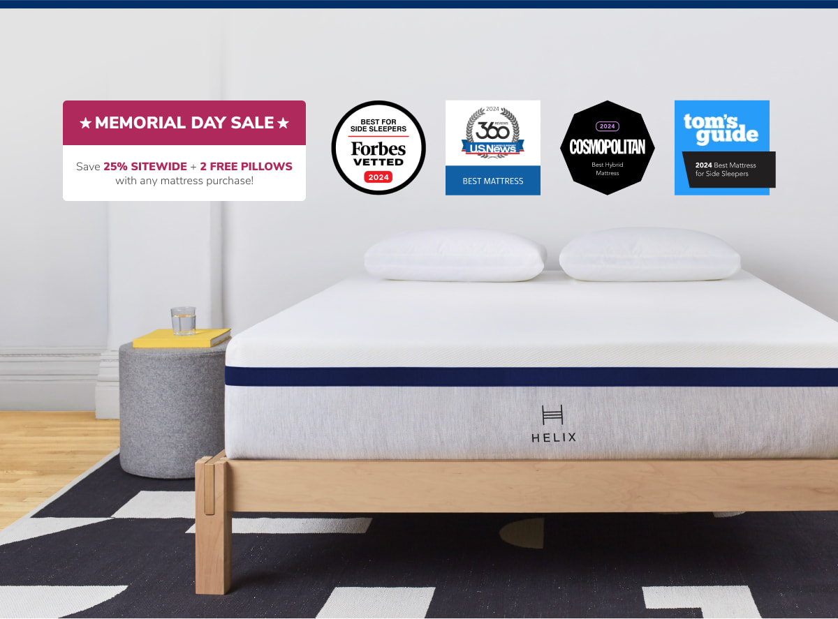 Shop the Helix Midnight Medium Feel Mattress with Pressure Relief