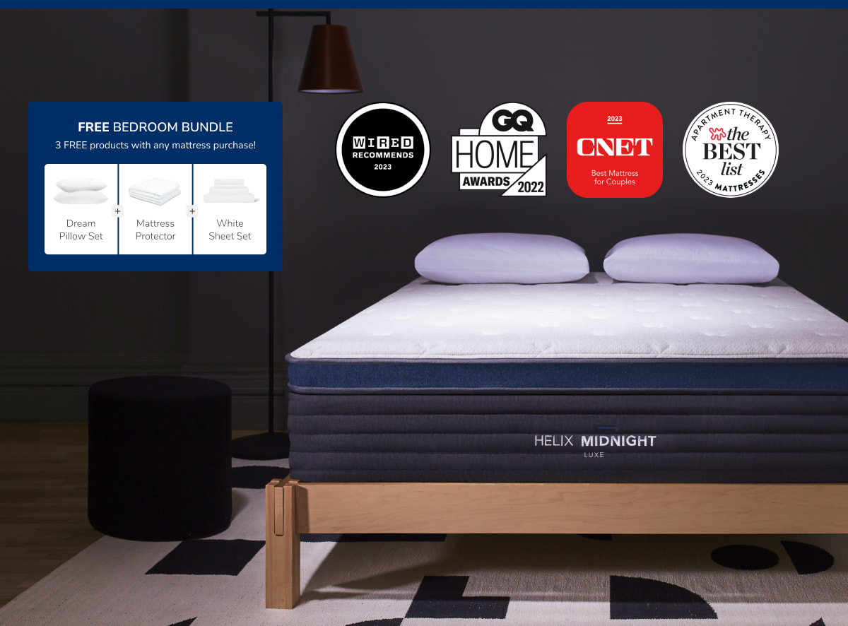Shop the Helix Midnight Luxe Premium Mattress with Pressure Relief