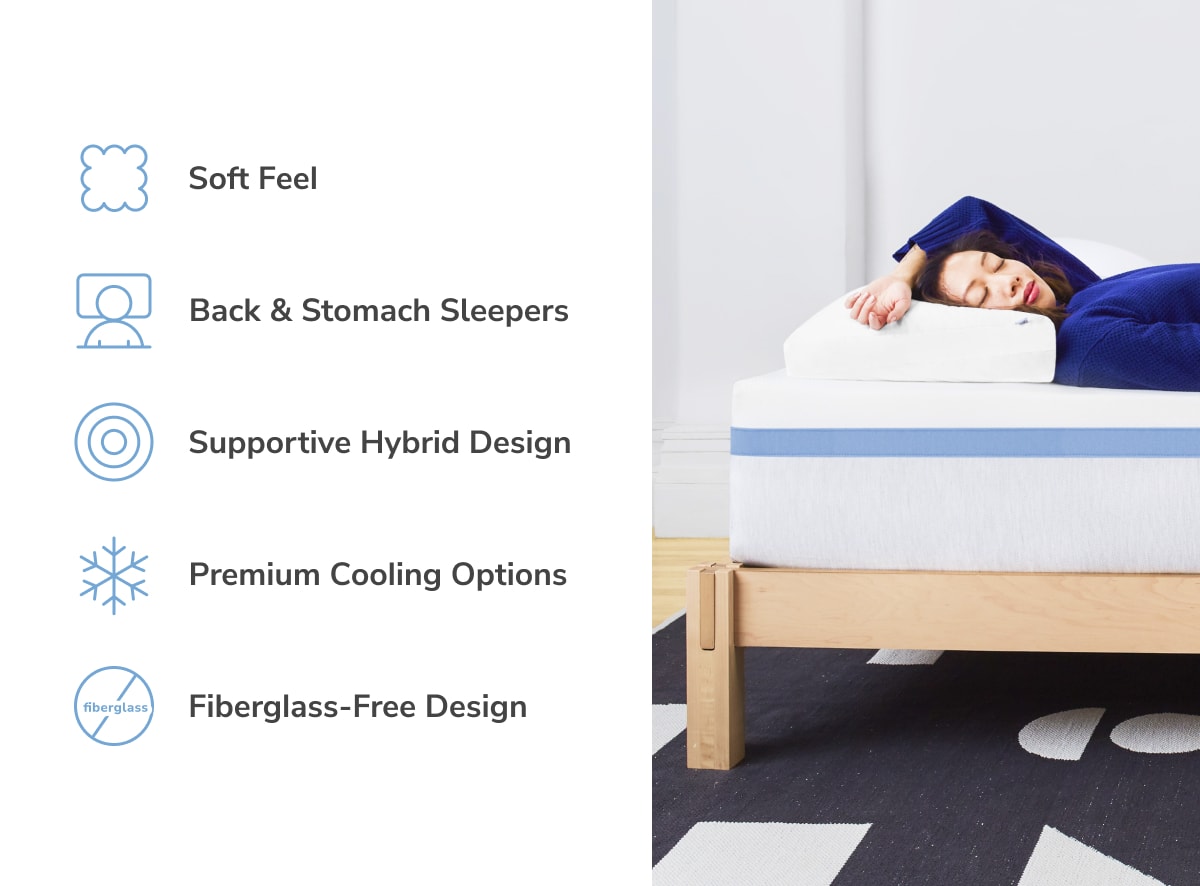 Shop the Helix Moonlight Plush Mattress with Extra Support