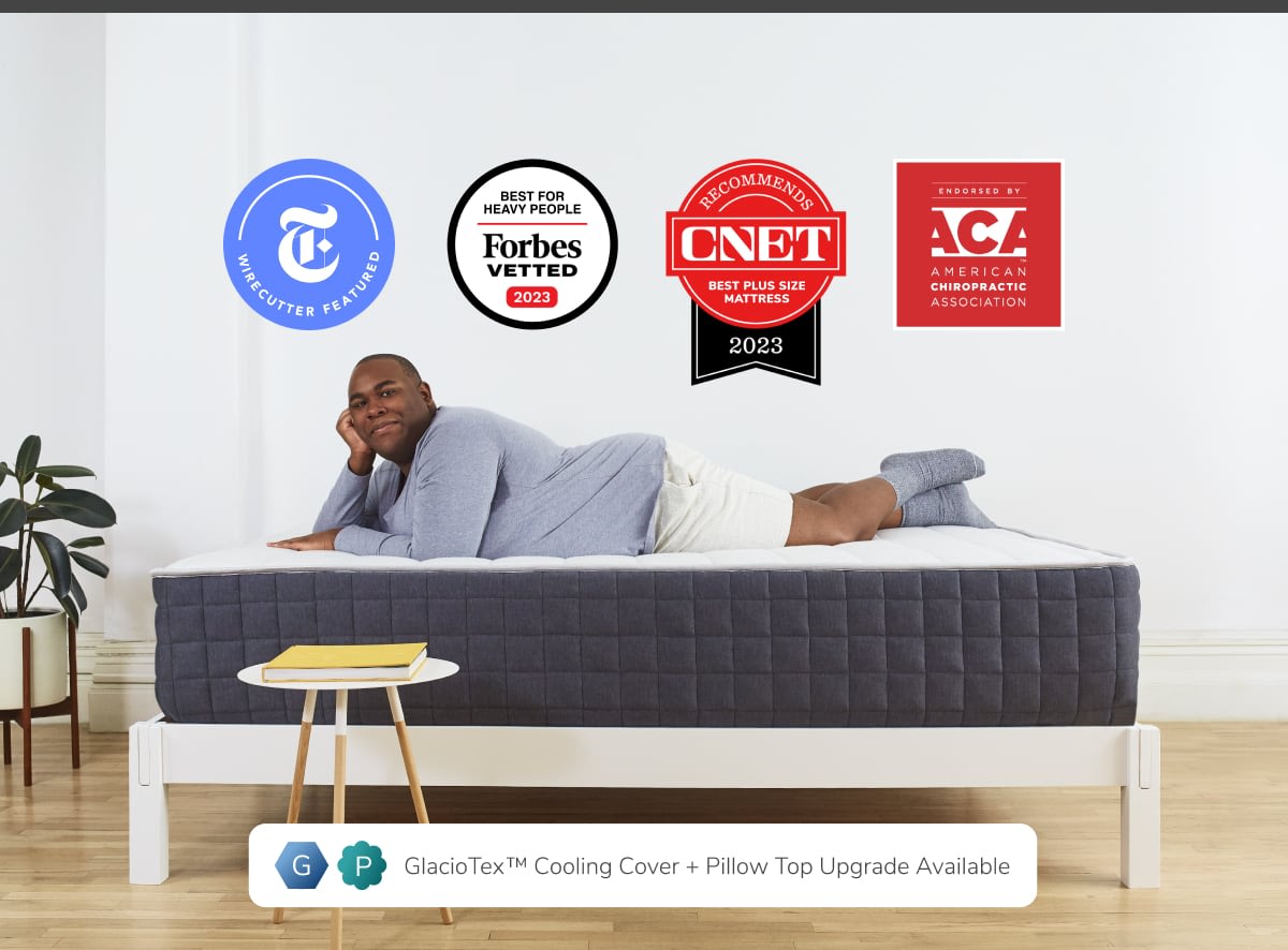 Shop the Helix Plus Mattress for Plus Size Sleepers Helix Sleep