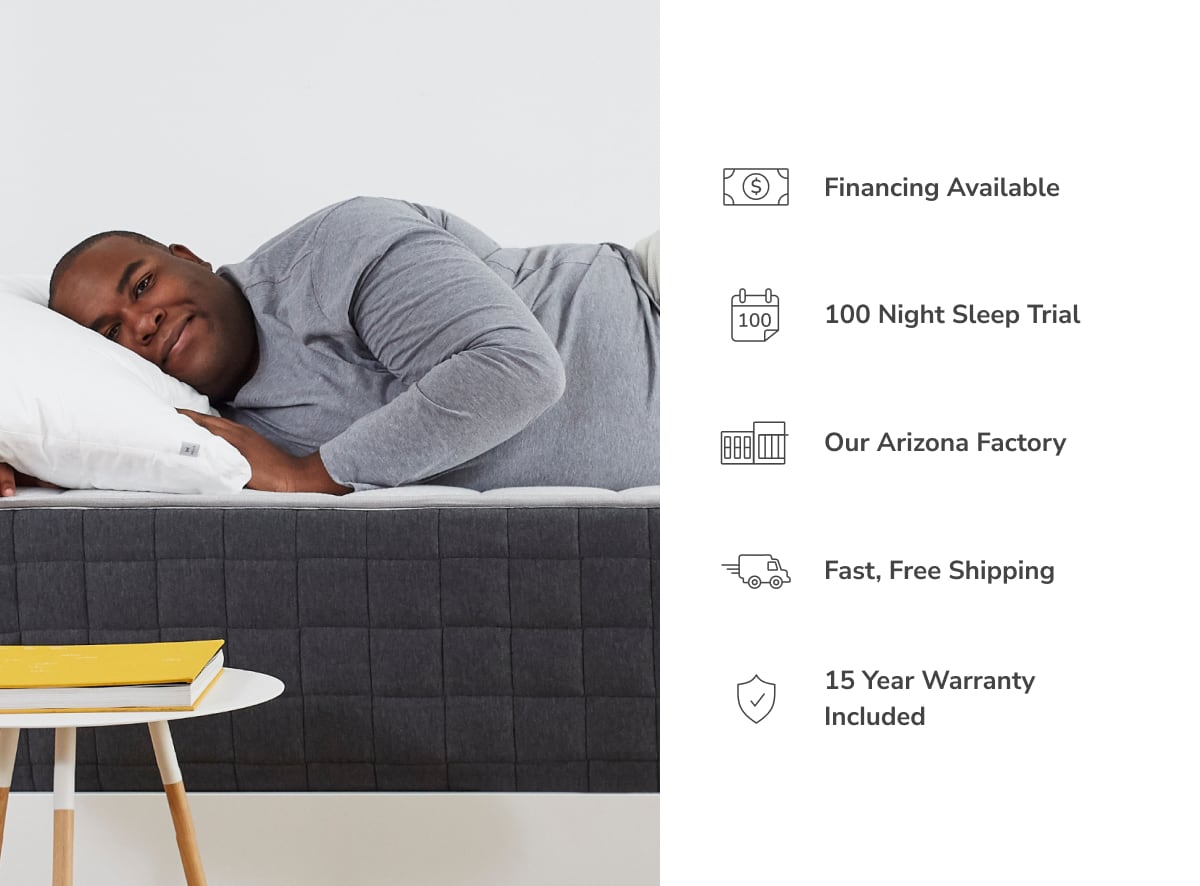 Shop the Helix Plus Mattress for Plus Size Sleepers Helix Sleep