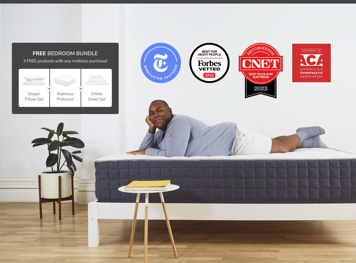 Shop the Helix Plus Mattress for Plus Size Sleepers Helix Sleep