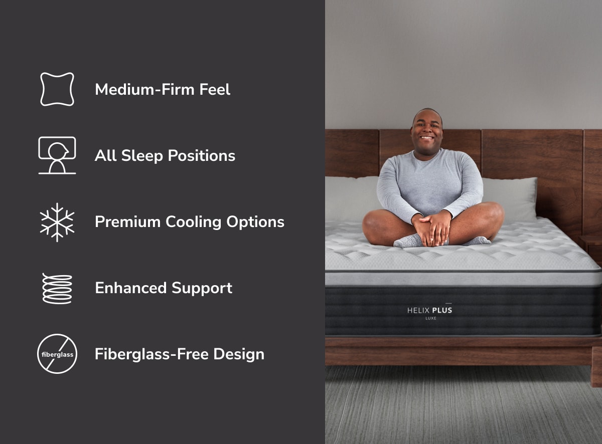 Shop the Helix Plus Luxe mattress