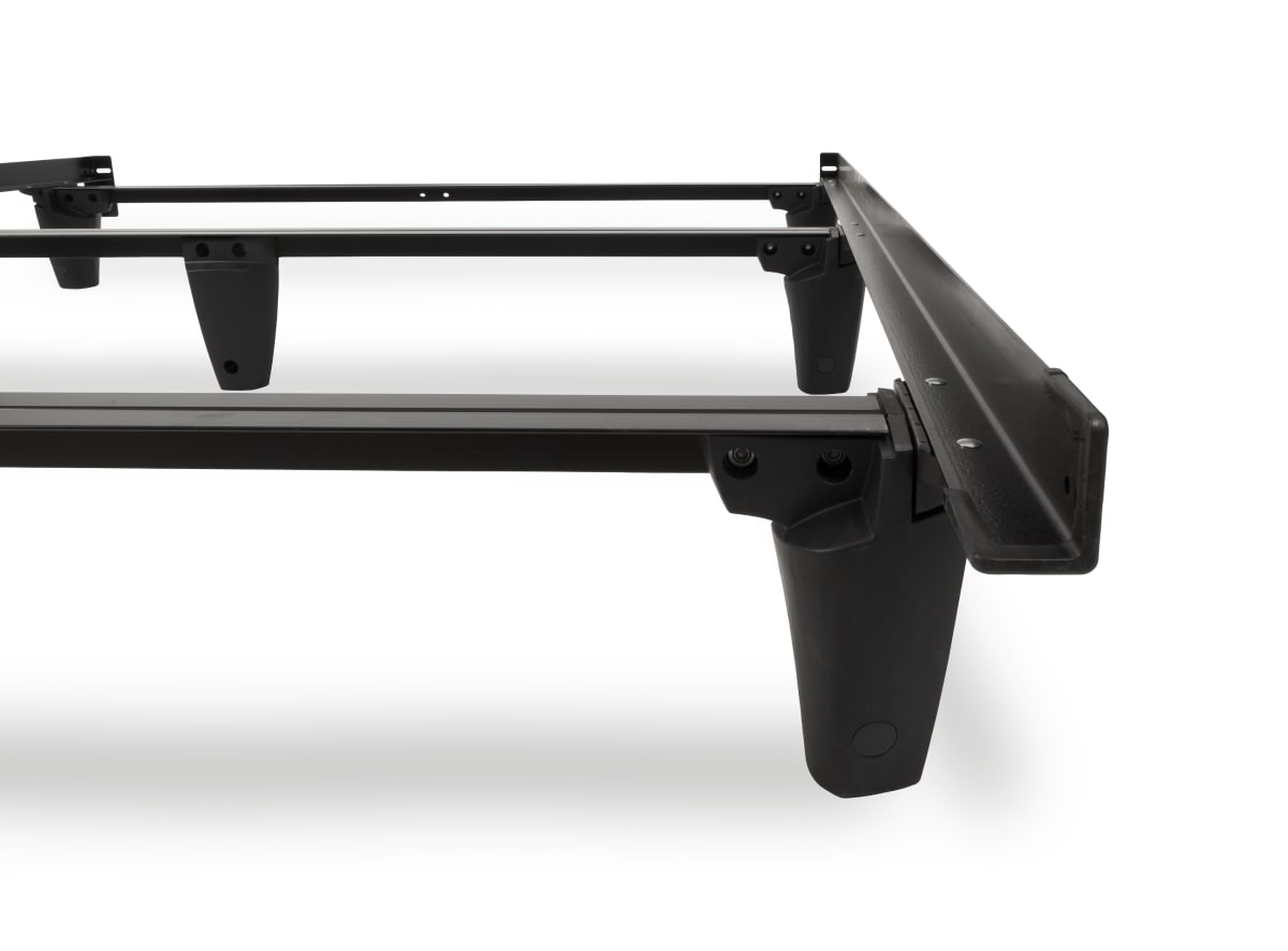 A closeup image of the Metal Bed Frame