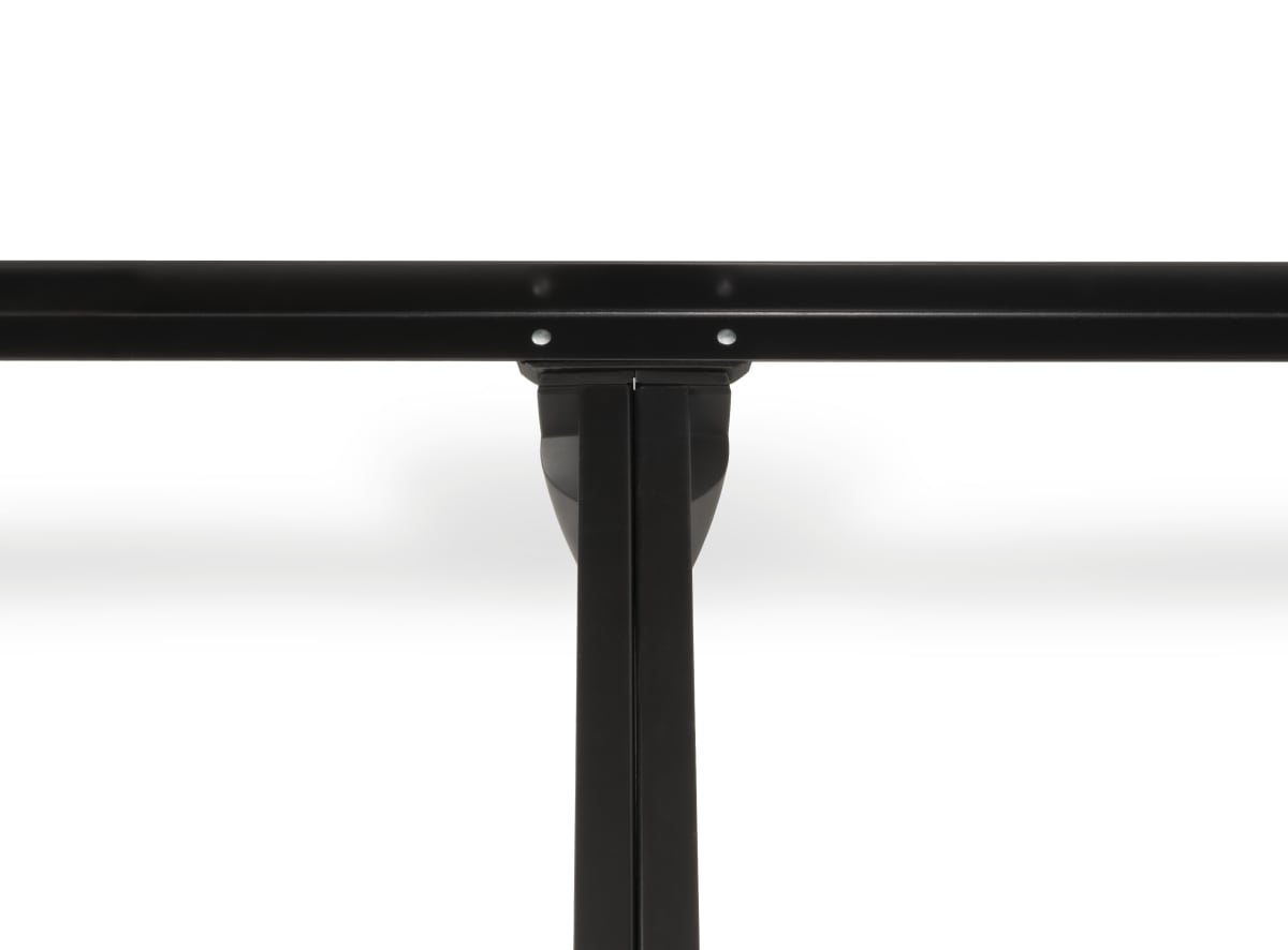 A closeup image of the Metal Bed Frame