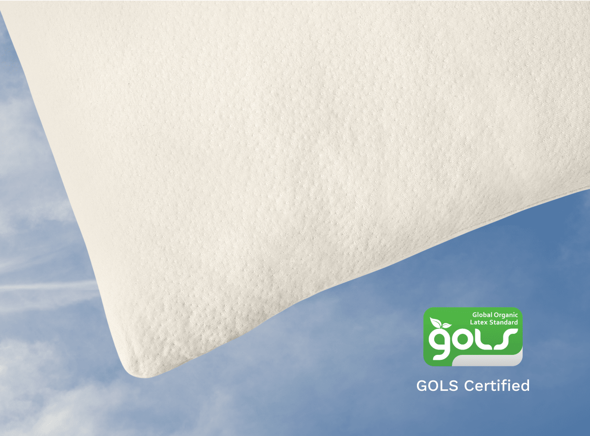 The Birch Organic Pillow is GOLS certified