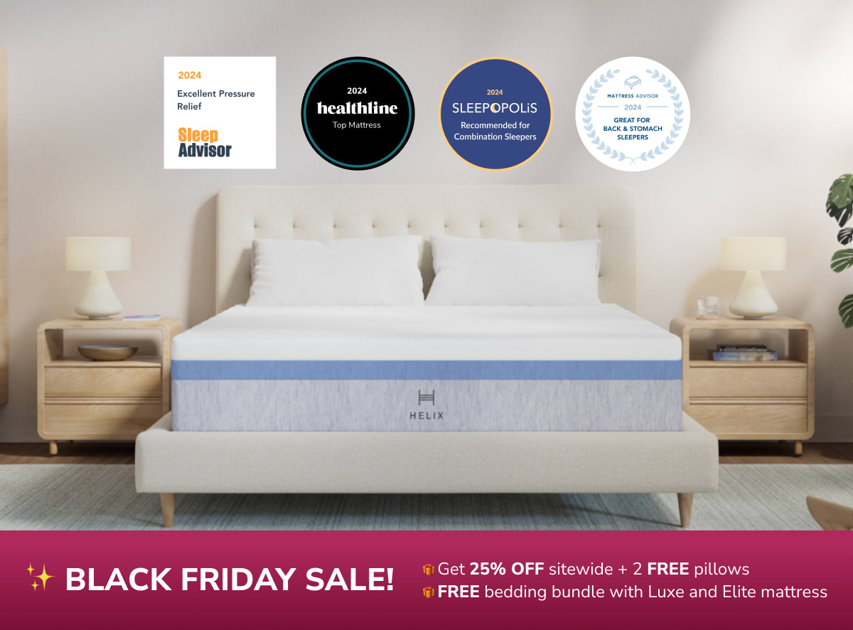 Shop the Helix Moonlight Plush Mattress with Extra Support Helix Sleep