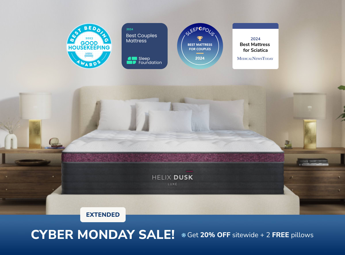 Shop the Helix Dusk Luxe Premium Medium Mattress Extra Support Helix Sleep