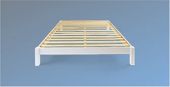 Madison Bed Frame on a blue gradient background