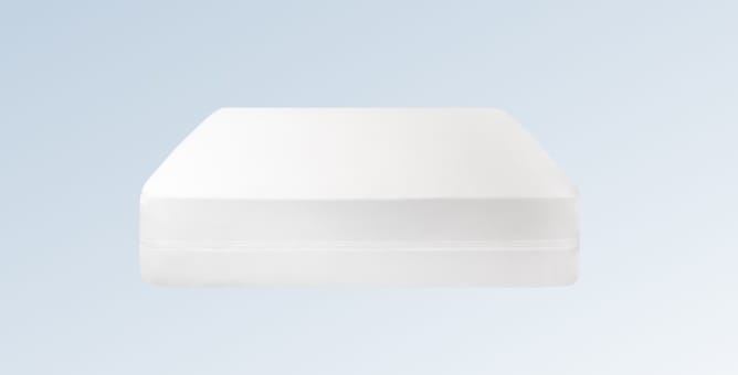 An image of the Mattress Encasement on a light blue gradient background
