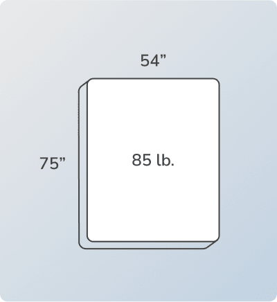 Explore our mattress sizes to find the perfect fit for you