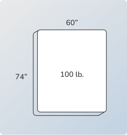 Explore our mattress sizes to find the perfect fit for you