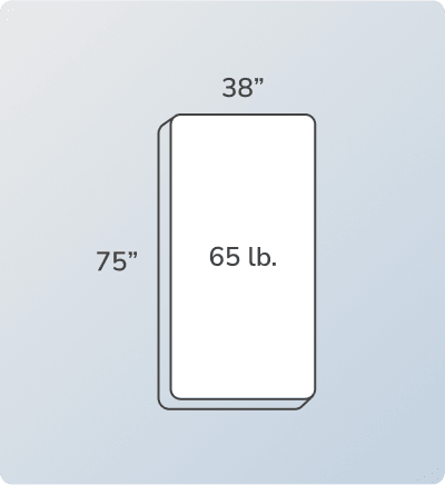 Explore our mattress sizes to find the perfect fit for you