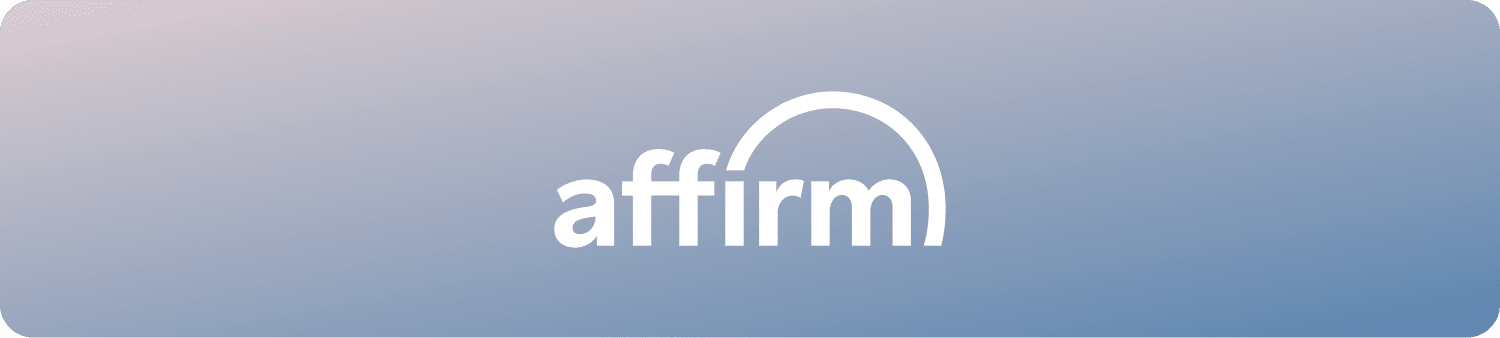 Finance your order with Affirm