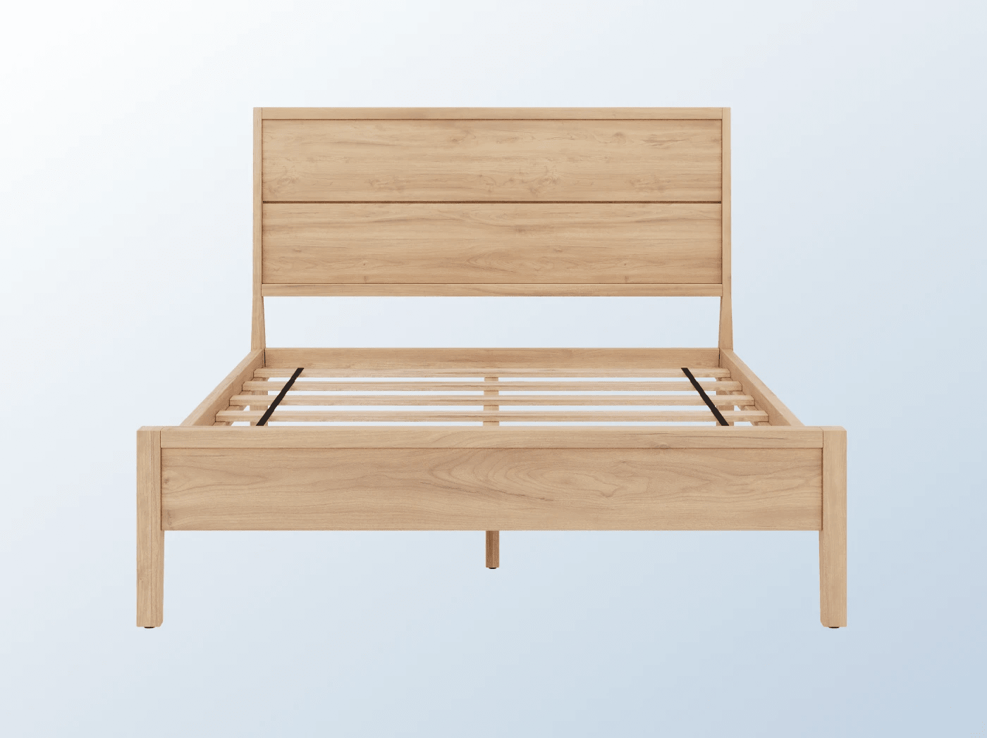 A product image of the Ludlow Bed Frame in Blonde