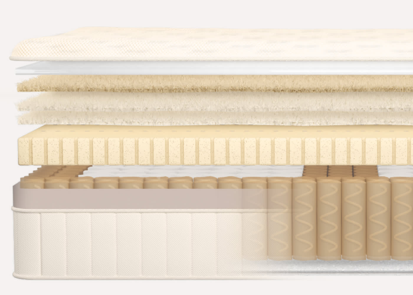 mattress layers rendering