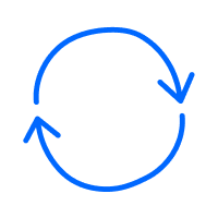 An icon indicating the Helix Kids mattress is flippable