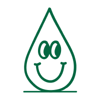 An icon indicating the Helix Kids mattress is stain and water repellant