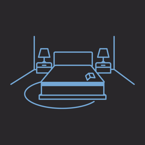 Luxe Mattress Unboxing Illustration