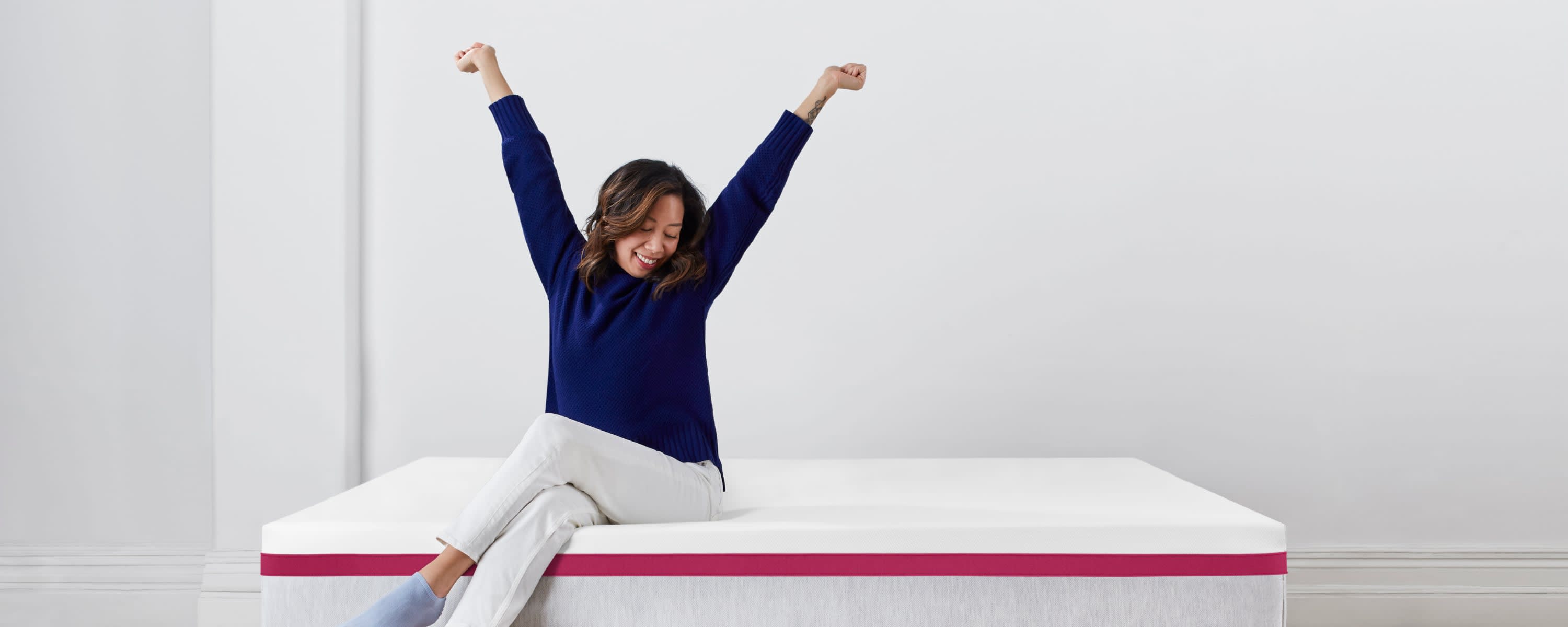 Sleeper on Helix Standard Mattress