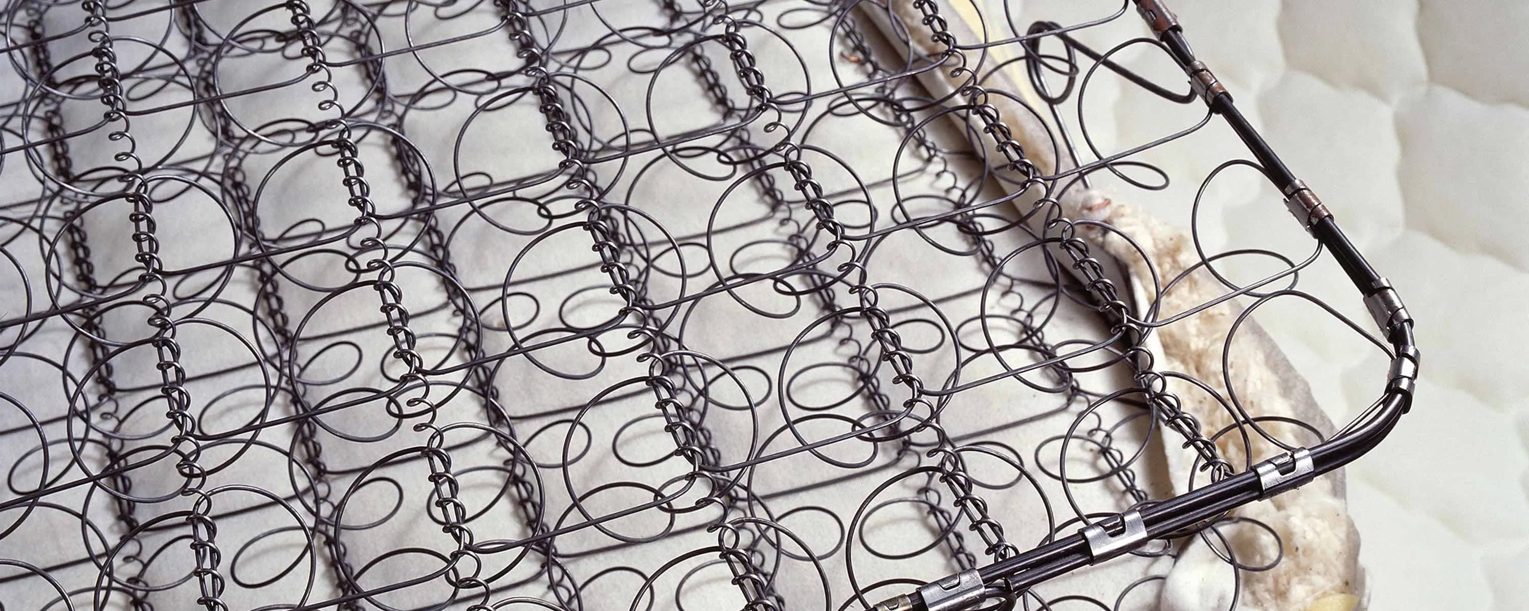 Coils on mattress