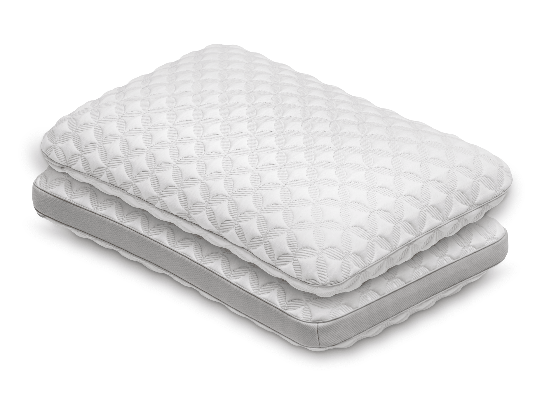 talalay latex pillow high loft and low loft pillow stack