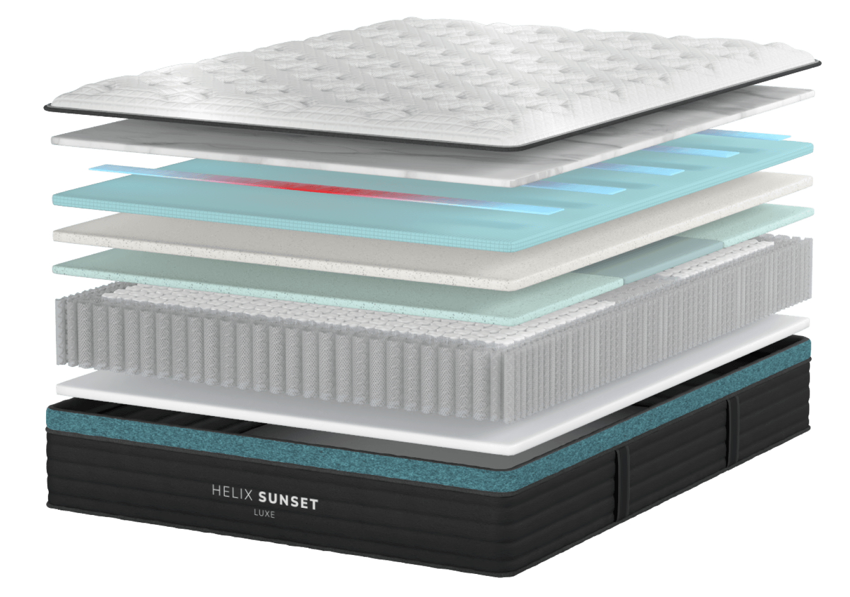 Explore the layers of the Helix Sunset Luxe