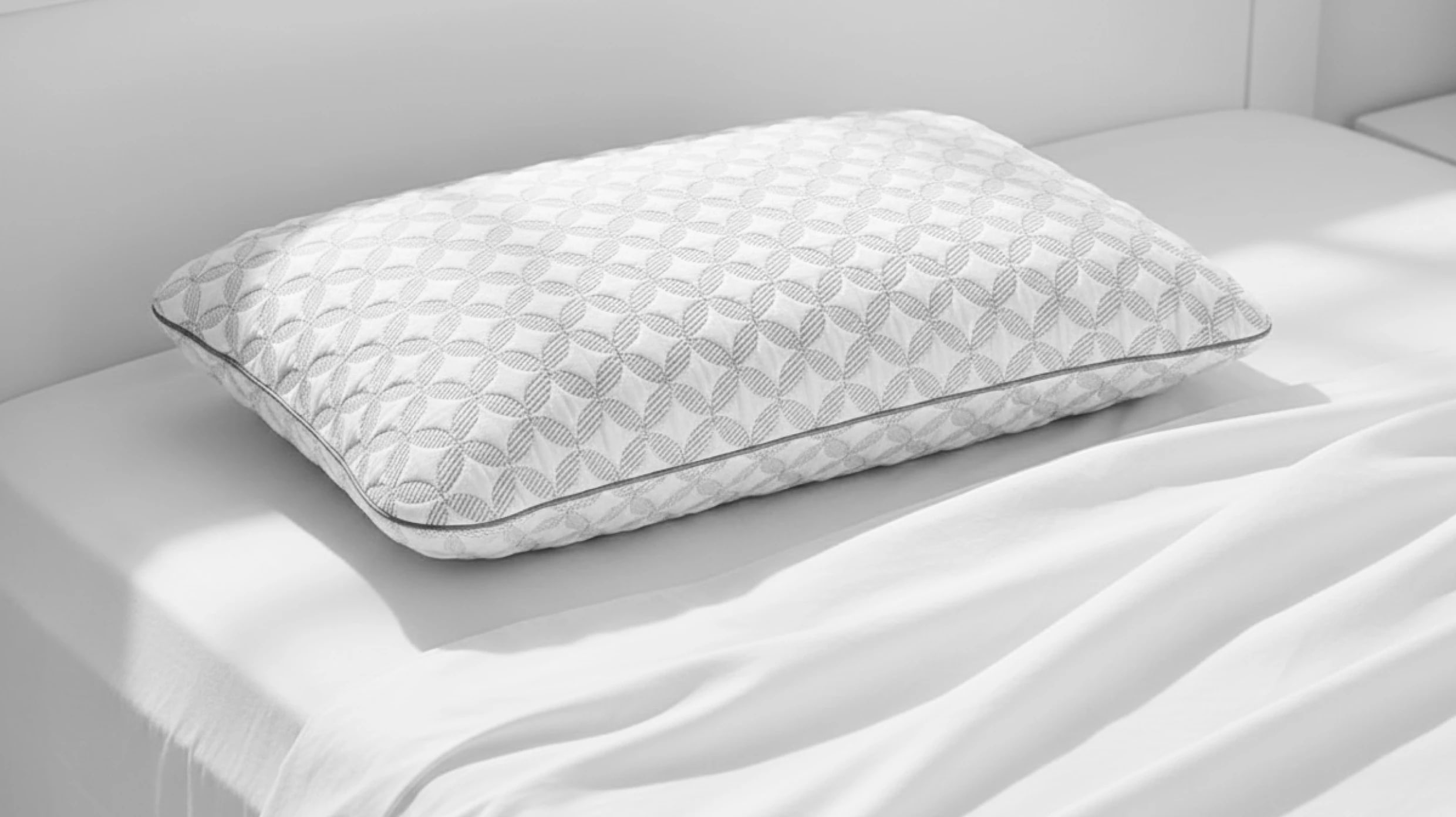 A lifestyle image showing a closeup of the Helix Talalay Latex Pillow
