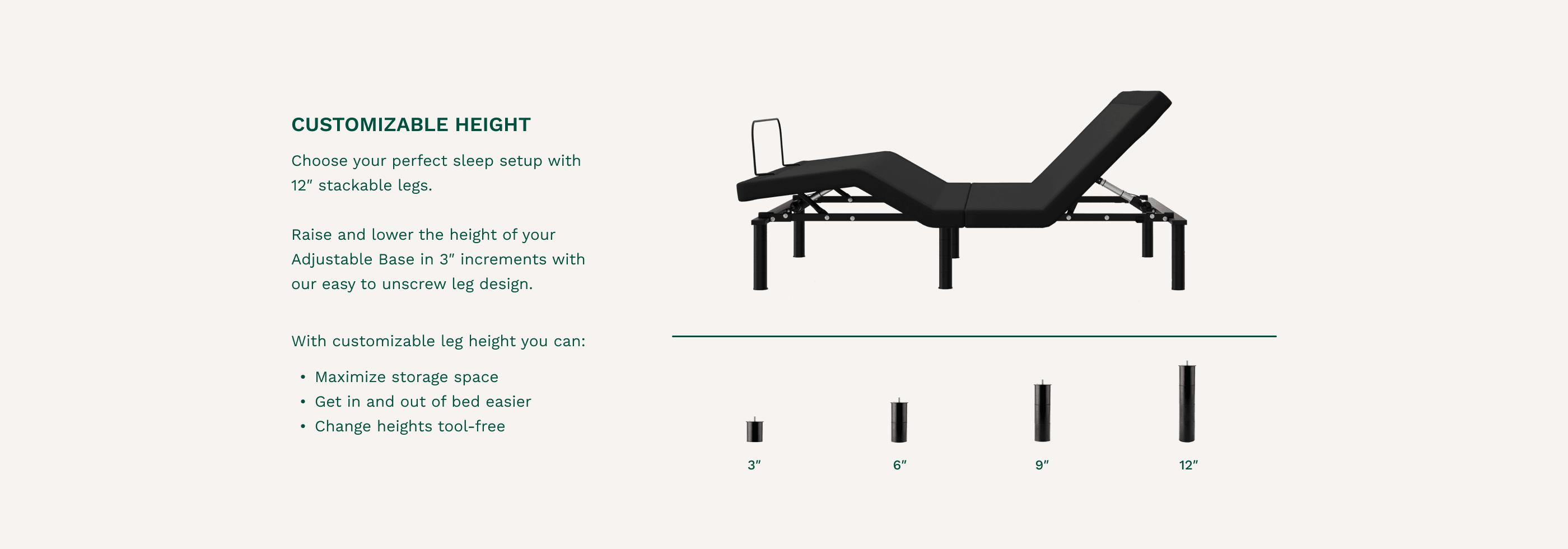 Shop the Helix Adjustable Base  Zero Gravity plus Head & Foot Up - Helix  Sleep