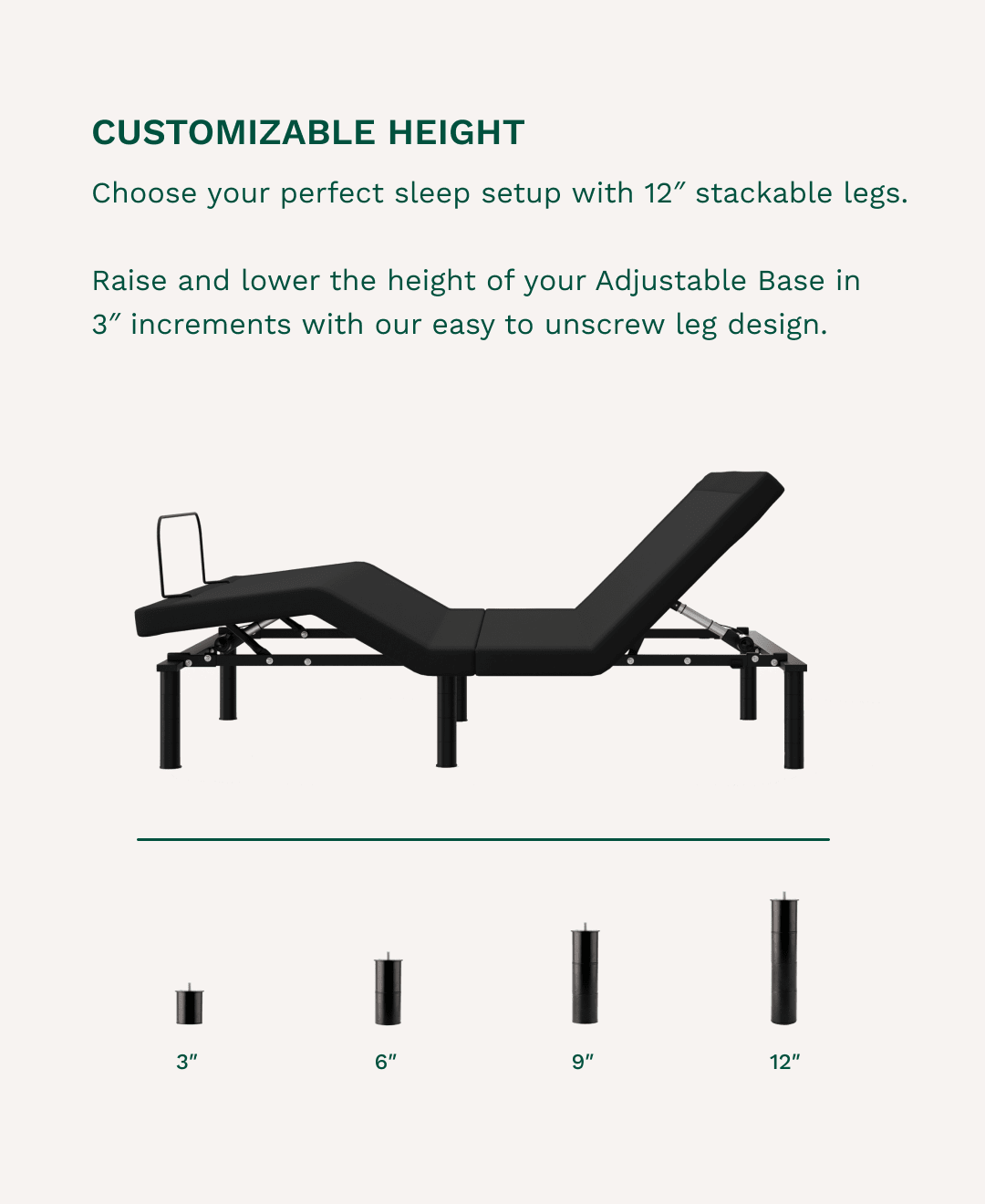 Helix Adjustable Base