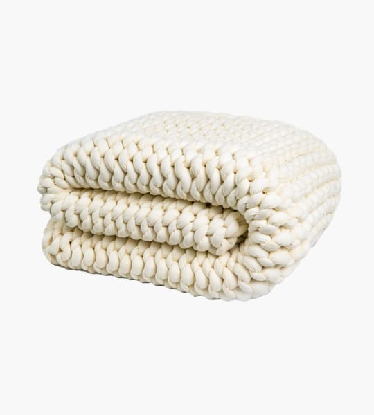 Helix Chunky Knit Weighted Blanket