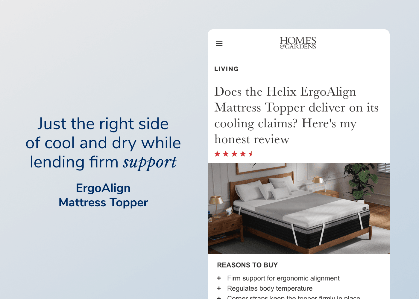 As seen in Homes and Gardens