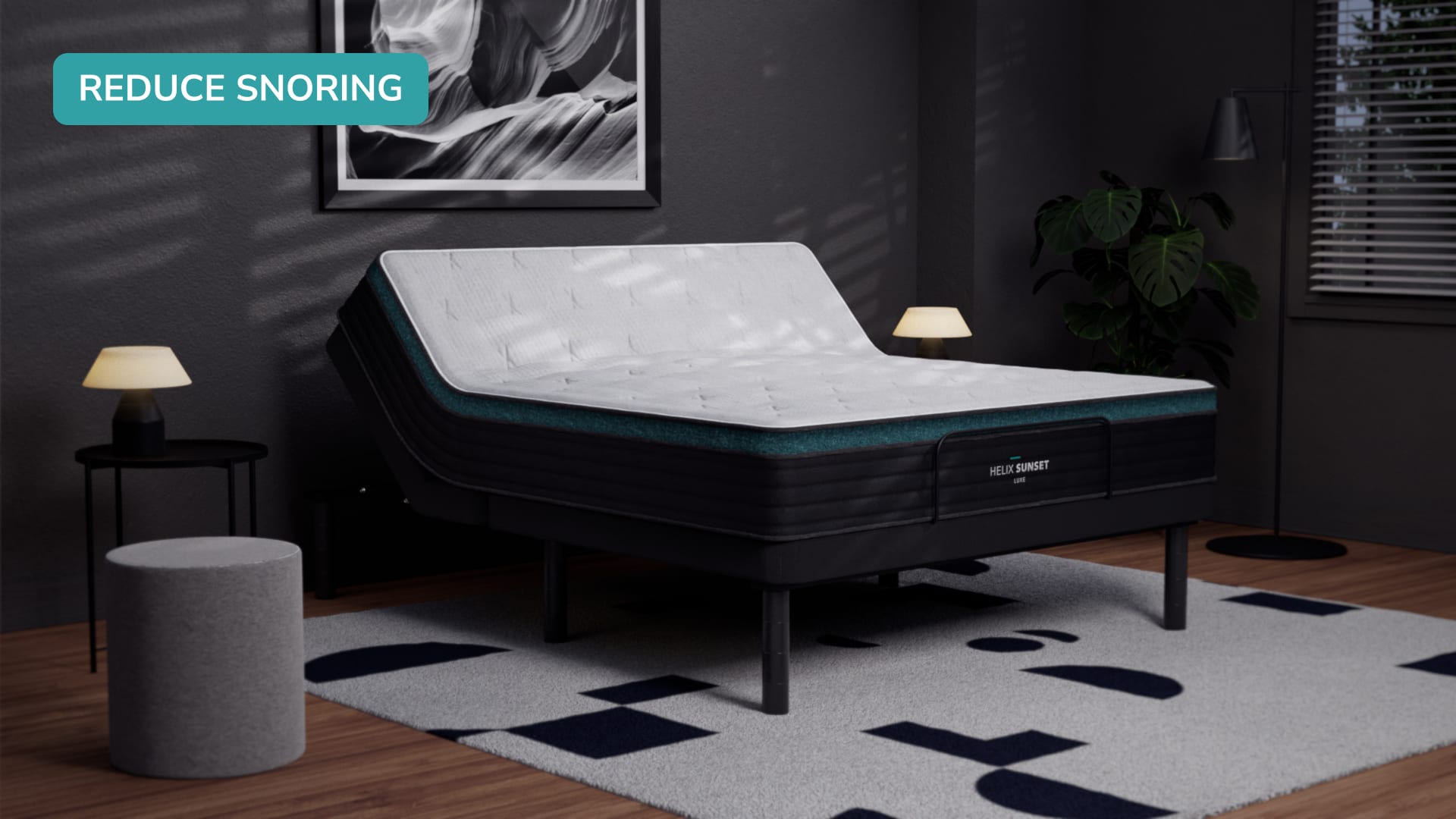 Shop the Helix Sunset  Plush Mattress with Pressure Relief