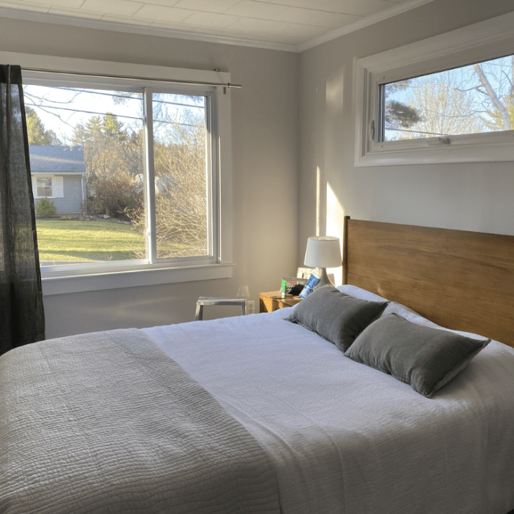 A Birch Natural Mattress in a customer's home