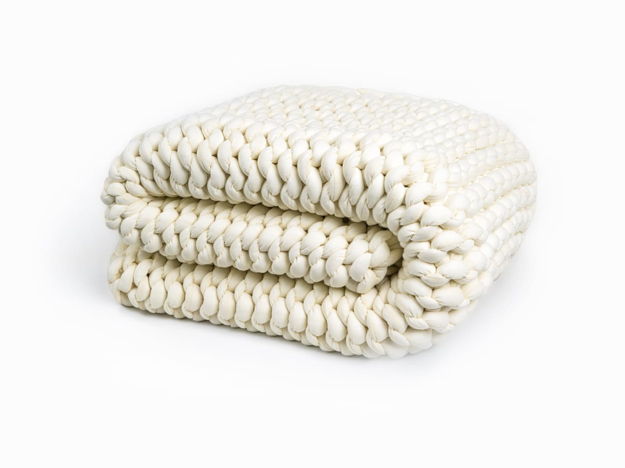 Chunky Knit Weighted Blanket Brooklyn Bedding