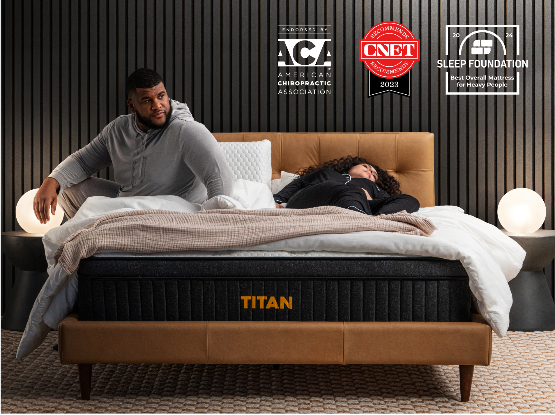 Titan Plus Luxe Mattress - Comfort & Durability for Plus Size Sleep - Titan