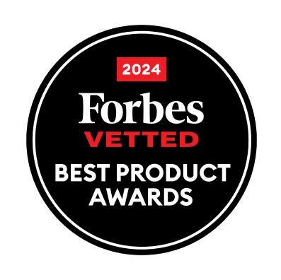 forbes vetted best product awards 2024 badge