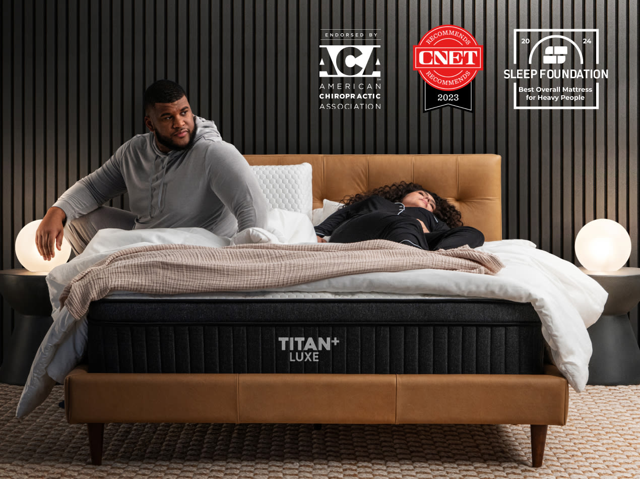 Titan Plus Luxe Mattress - Comfort & Durability for Plus Size Sleep - Titan